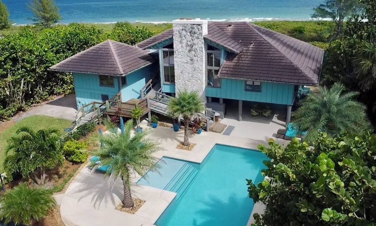 South Beach House | STUNNING OCEANFRONT SEA TURTLE RESORT Beach Home with Resort Pool WOW!