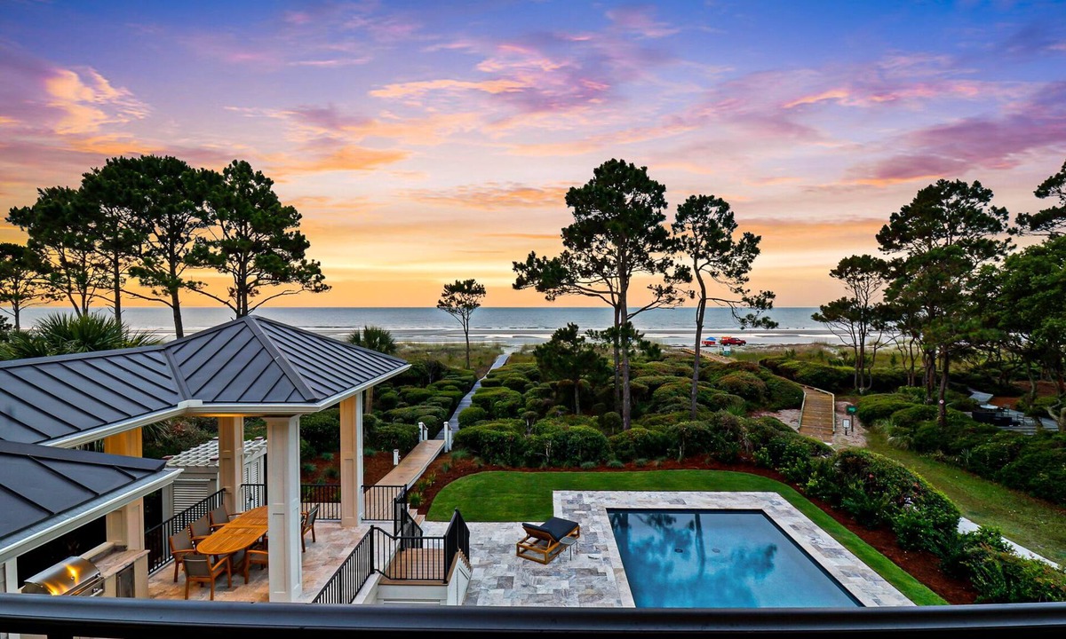 Oceanside House | Stunning Sea Pines OCEANFRONT Home - 2023 Newly Renovated Large Pool & Spa