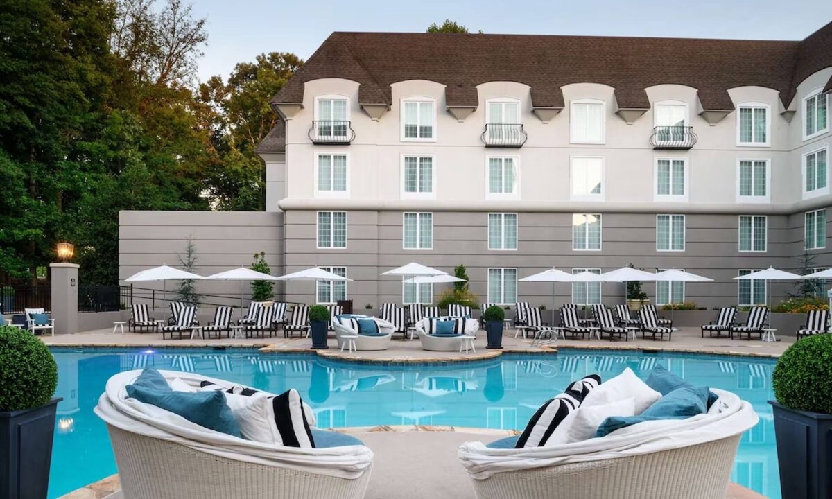 Braselton Hotel | Stylish Guest Room w/Plush Furnishings w/Access to Swimming Pool Cabana