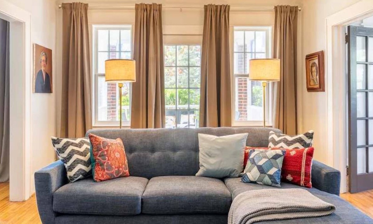 Dilworth Condo | The Home Collection: Historic 2BR Ground Floor Condo Steps to Latta Park