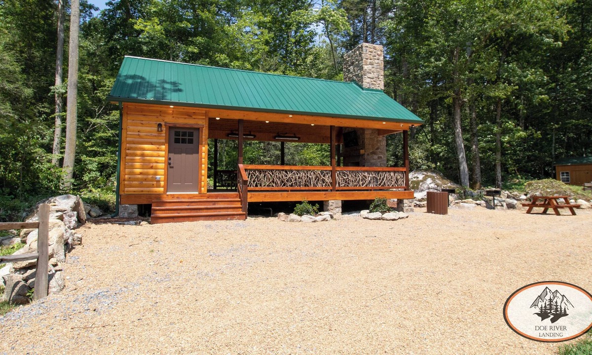 Roan Mountain RV Rental | This riverfront event pavilion touts scenic Roan Mt. views & LOADS of amenitie for your gathering!
