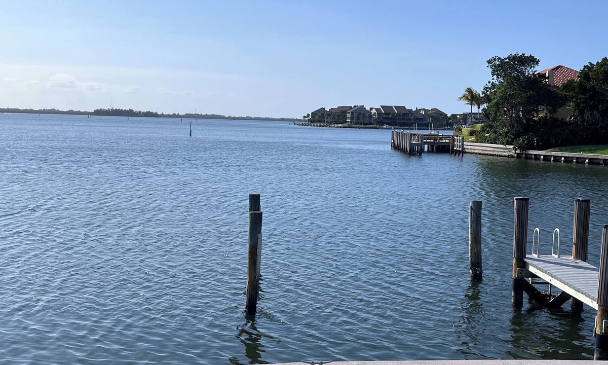 Moorings Condo | two bedroom plus denture full bath, wide river views in Vero Beach