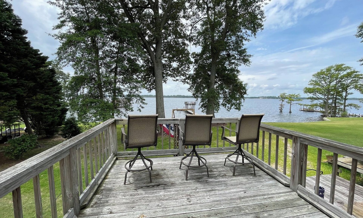 Durants Neck Apartment | Waterfront loft with beautiful views of the Perquimans River from Sunset Loft!