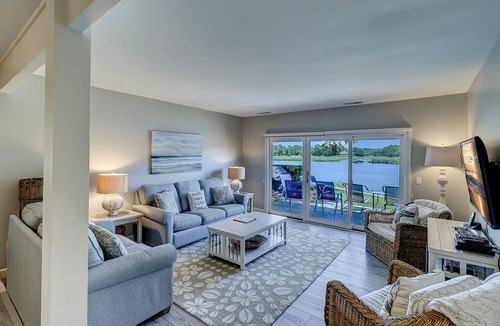 South Beach Condo | 1615 Port Villa - Stunning Views of Braddock Cove and steps to the marina!