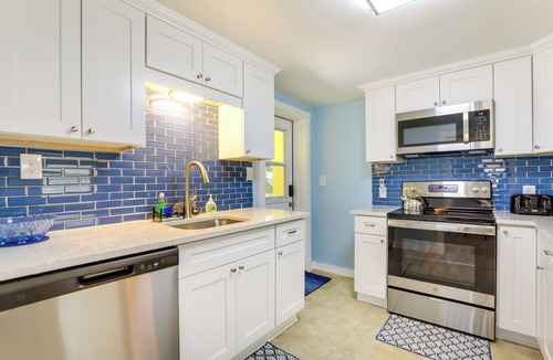 Whitney Beach House | 2 Mi to Bradenton Beach: Water-View Home w/BBQ