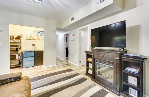 Monroe Apartment | 2 Mi to Dtwn Monroe near Wingate: Cozy Apt w/Patio