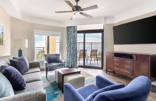 Myrtle Beach Hotel | 2 Separate 2BR Suites | Private Balconies, Beach, Pool & Spa Access