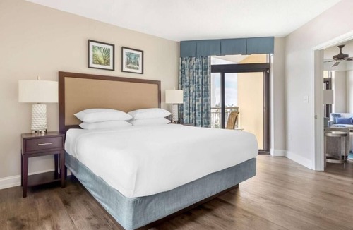 Myrtle Beach Hotel | 2 Separate 2BR Suites | Private Balconies, Beach, Pool & Spa Access