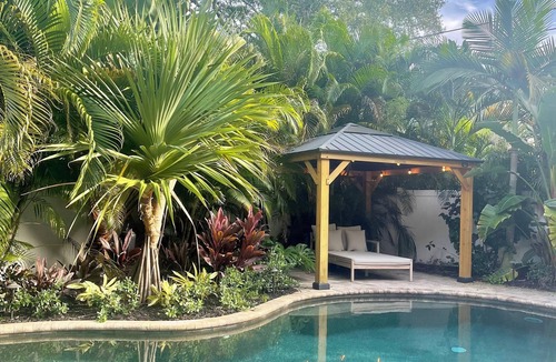 Crescent Heights House | 3 bedroom 2 bath private designer bungalow w/pool walk to everything in St Pete
