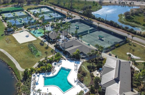 Wesley Chapel Condo | 3 BR Corner Unit Pond View Retreat | Ground Floor | 2 Patios | Optional Saddlebrook Resort Amenities