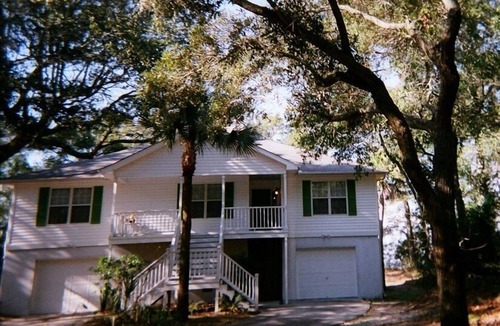 Folly Beach House | 4 Bedroom Home with Dock on Folly River- 2 Block Walk to Beach