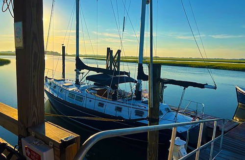 Charleston Boat Rental | 60' Sailing Yacht on a Private Dock