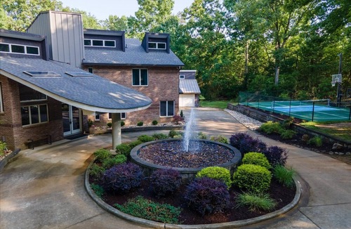 Mint Hill House | 7+acre Gated, Wooded Estate, Pool, Pickleball/Basketball Court, HotTub, GameRoom