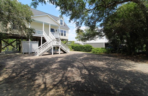 Folly Beach House | Across from the Beach, Marsh Views/Fenced Yard~1304 E Ashley
