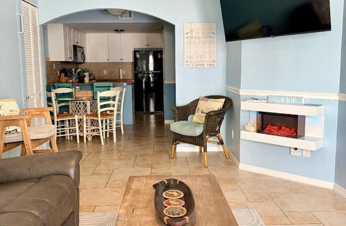 Port Canaveral Condo | Amazing First Floor Condo steps from the Beach w/breathtaking views - sleeps 6