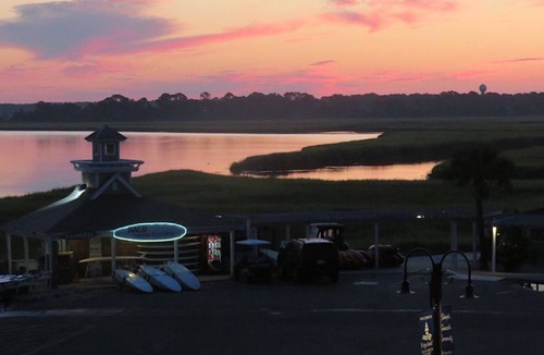 Bonito Boathouses House | Amazing marsh water views, golf cart included