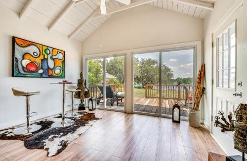 Fedhaven House | Artsy Bungalow on St Anne Lake: Pool, Dock & Deck