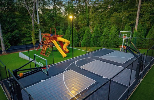 North Decatur House | Atlanta Modern | Pool, Hot Tub & Basketball Court