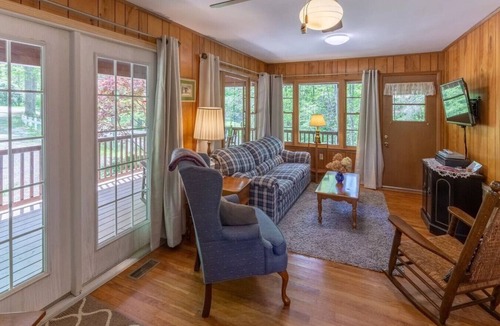 Bryson City House | Awesome view, fire ring, sunsets, private, peaceful, birds galore. Dog friendly, Super clean, between NOC and Bryson, safe, biker friendly