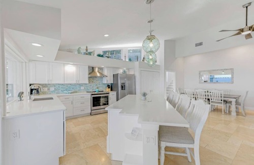Whitney Beach House | Bay beauty with heated pool, spa, games, ping pong