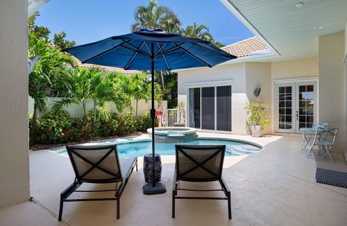 Marbrisa House | Beach house in gated community. 4/3 with pool & hot tub, including guest cabana.