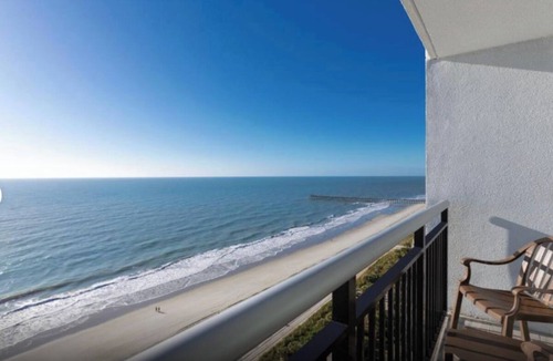 Downtown Myrtle Beach Hotel | Beachfront Bliss w/Balcony, Pools&Gym access | 0.1 mi to Myrtle Beach Boardwalk
