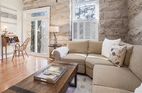 Wake Forest Condo | Beautiful Modern Apartment in Historical Building on the Water 28 nights or more