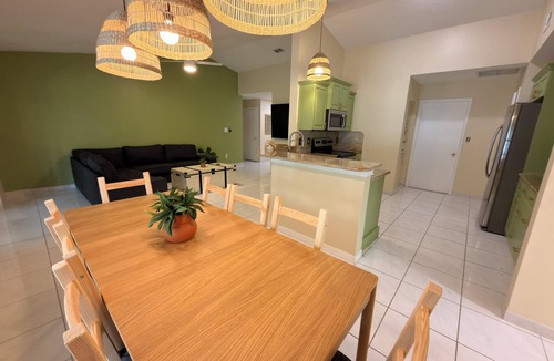 Florida Central Atlantic Coast House | Boho Pool Retreat 6BR Sleeps 18 Near Parks