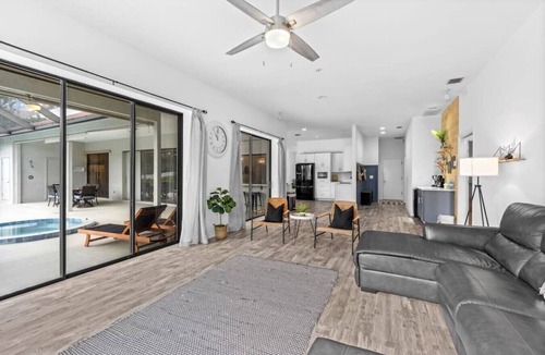Palma Sola House | Bradenton Canal Home w/Private Pool, Hot Tub, Pac-Man Arcade & Canal Fishing