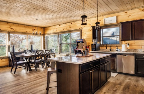 Sevierville Cabin | Brand New Sunset Luxury Cabin with Hot Tub! Amazing View!