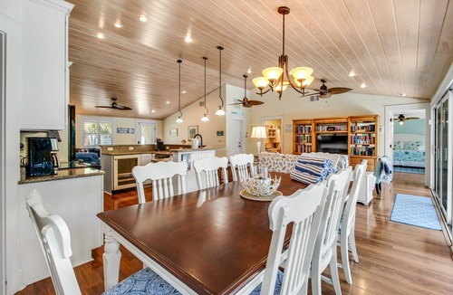 Anna Maria House | Breezy canalfront home w/heated pool & dock - 3 blocks to Bean Point Beach