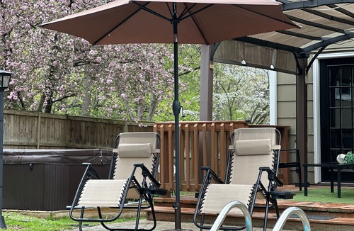 North Raleigh House | Cant Miss! Stunning Home w/private Pool, Hot Tub and Firepit! (Pet Friendly)