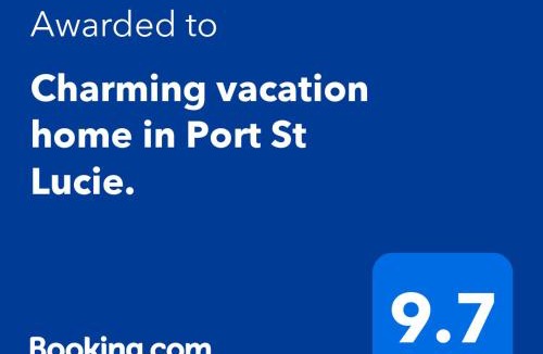Port Saint Lucie House | Charming vacation home in Port St Lucie.