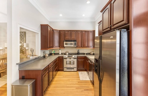 Historic Downtown Savannah House | Chic Townhome One Block From Forsyth w/Large Garage by Lucky Savannah