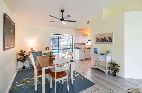 Sebastian Highlands House | Coastal Getaway! Heated Pool, Private Patio, Fenced Yard, 5 miles to Beach!