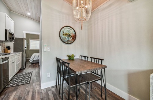 Dunedin House | Coastal Tiny Home on Pinellas Trail w/Heated Pool! Walk or Bike to Downtown Dunedin!