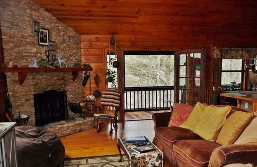 Hayesville Cabin | Cobra6-wheelchair friendly 3 BR/2.5B A cabin deep in forest - tranquil/private