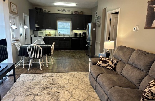 Abbeville Apartment | Converted Milking Parlor with gorgeous farm views! Complete with farm decor