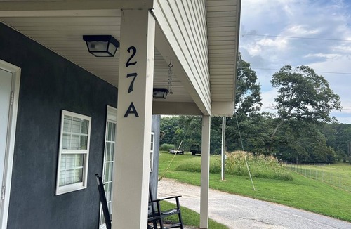 Abbeville Apartment | Converted Milking Parlor with gorgeous farm views! Complete with farm decor