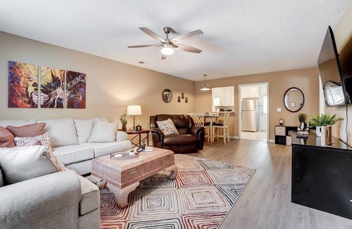 Wingate Apartment | Cozy Bungalow in Wingate w Patio, Grill, Firepit - Easy Access To Bypass & Monroe! +15% Off Stay!