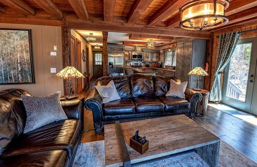 Aquone Cabin | Cozy Lake Cabin with Hot-Tub in Topton, North Carolina