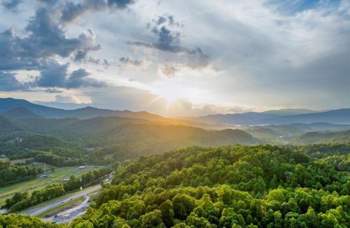 Whittier House | Cozy Smoky Mtn Cabin Near Bryson City Fire Pit