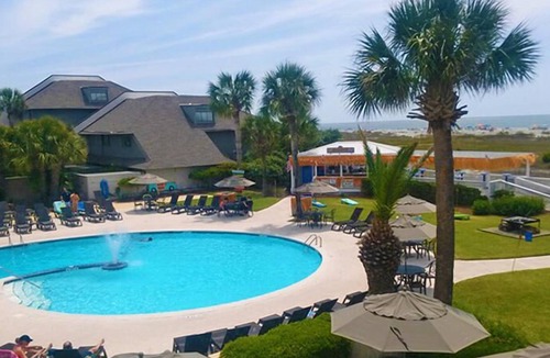 Saint Helena Island Condo | Cozy Tidal Creek Villa w/ Private Dock Access & Amazing Sunset Marsh Views