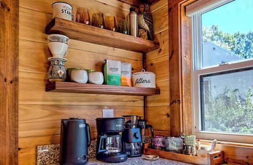 Hayesville House | Cozy tiny house located on a modern homestead with 100+ acres of private forest.