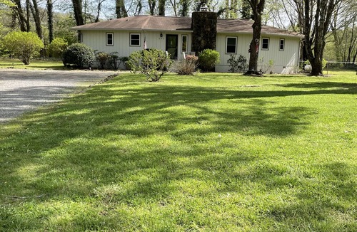 Hayesville House | Creek side home, steps from the creek. Pet friendly