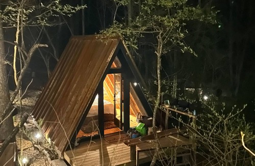 Zirconia Cabin | Creekside Rustic A-Frame