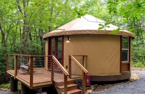Balsam Grove Cabin | Creekside Yurt - The Whisperer