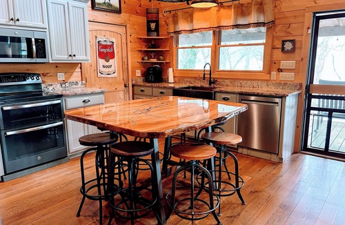 Bryson City House | Deep Creek Waterfront Home Hot Tub Pool Table Minutes to Downtown & GSMNP