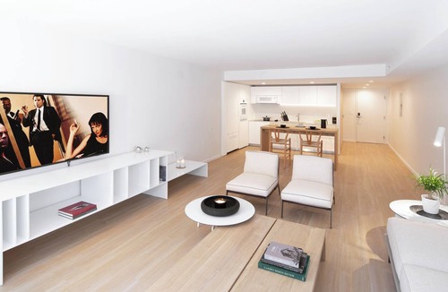 Bal Harbour Apartment | Deluxe One Bedroom apartment with two full baths*, open kitchen, living room, terrace and beach service at Bal Harbour
