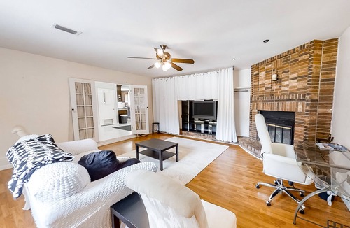Northside House | Dog-friendly retreat with a private saltwater pool, inviting patio & W/D